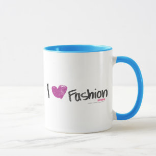 I Heart Fashion Aqua Mug