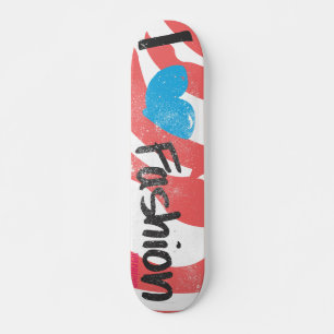I Heart Fashion Aqua Skateboard
