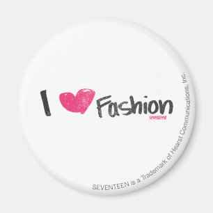 I Heart Fashion Magenta Magnet