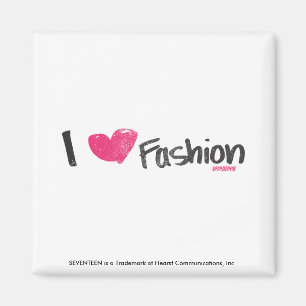 I Heart Fashion Magenta Magnet