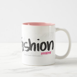 I Heart Fashion Magenta Two-Tone Coffee Mug