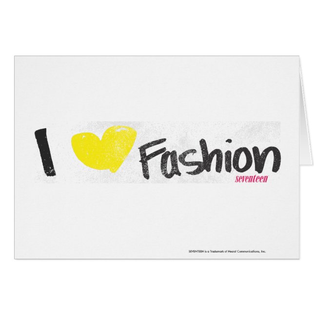 I Heart Fashion Pink (Front Horizontal)