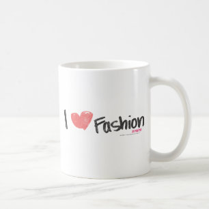 I Heart Fashion Purple Coffee Mug