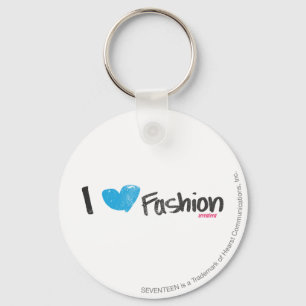 I Heart Fashion Yellow Key Ring