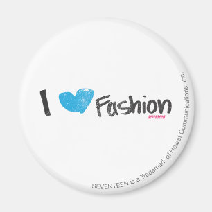 I Heart Fashion Yellow Magnet