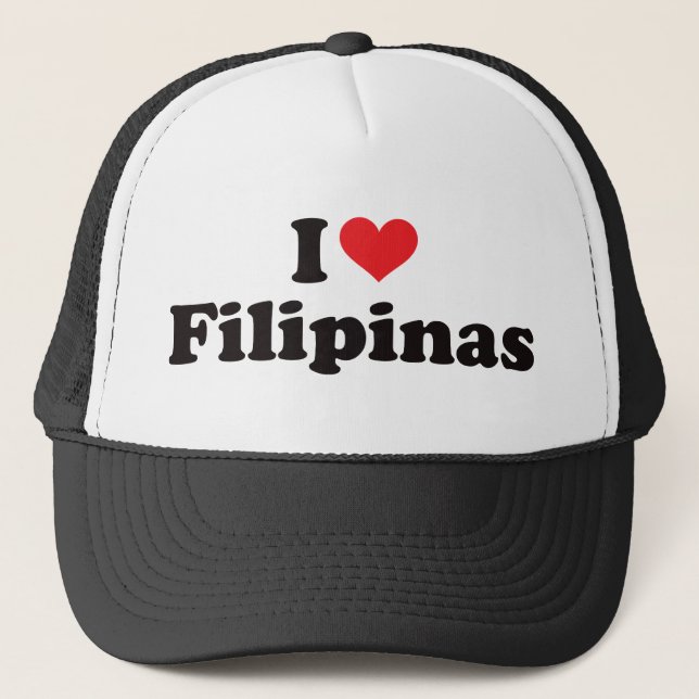 I Heart Filipinas Trucker Hat (Front)