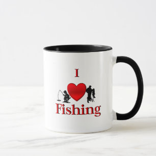 I Heart Fishing Mug