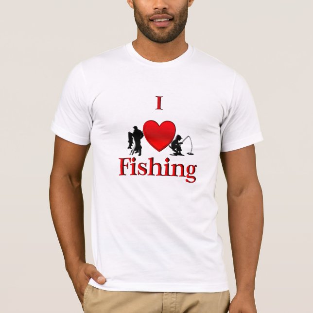 I Heart Fishing T-Shirt (Front)