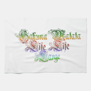 I Heart Flag - Love Ethiopia Red Golden Green Ki Tea Towel