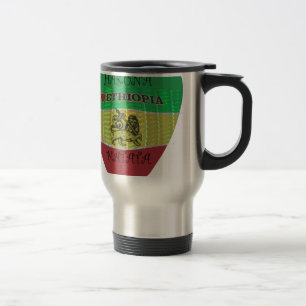 I Heart Flag - Love Ethiopia   Red Golden Green Ki Travel Mug