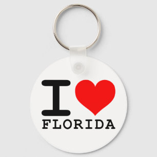 I Heart Florida Key Ring