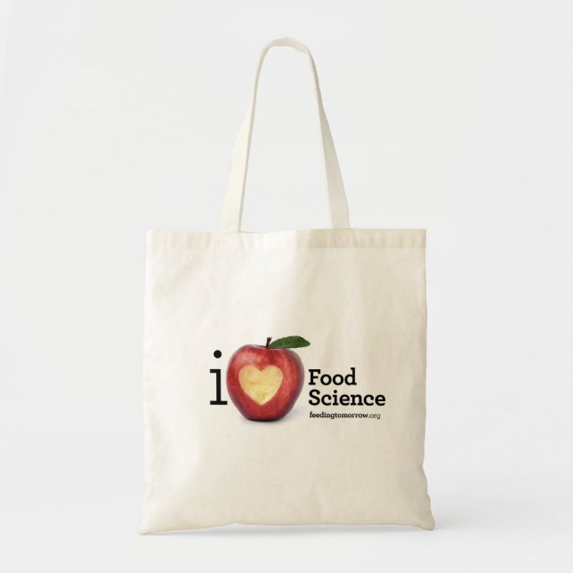 "I Heart Food Science" Tote (Front)