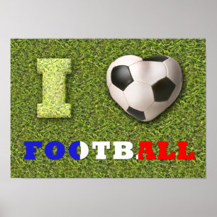 I Heart Football France - Poster