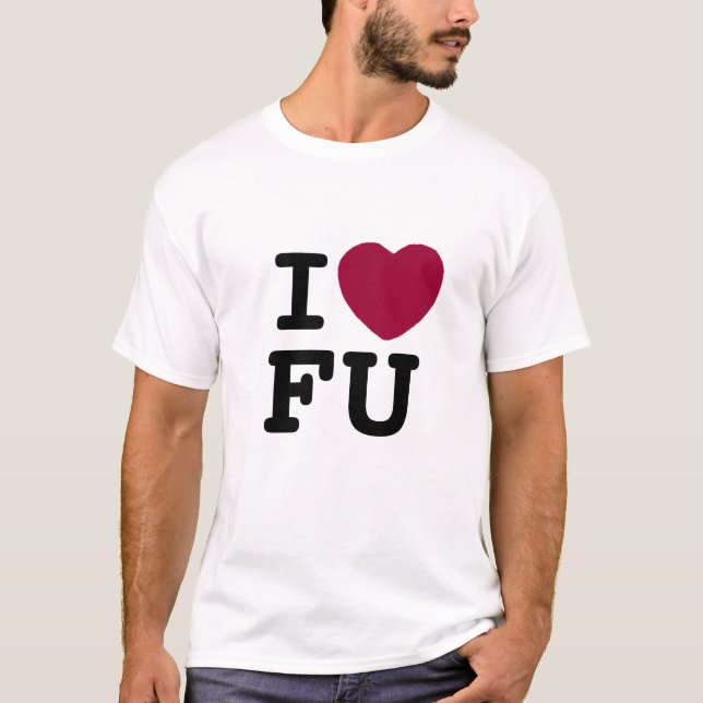 i heart fordham T-Shirt (Front)