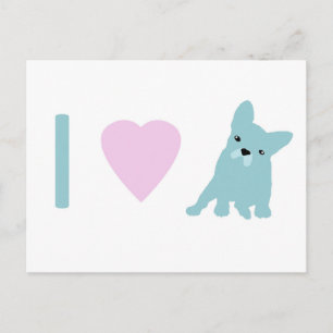 I Heart Frenchy Postcard