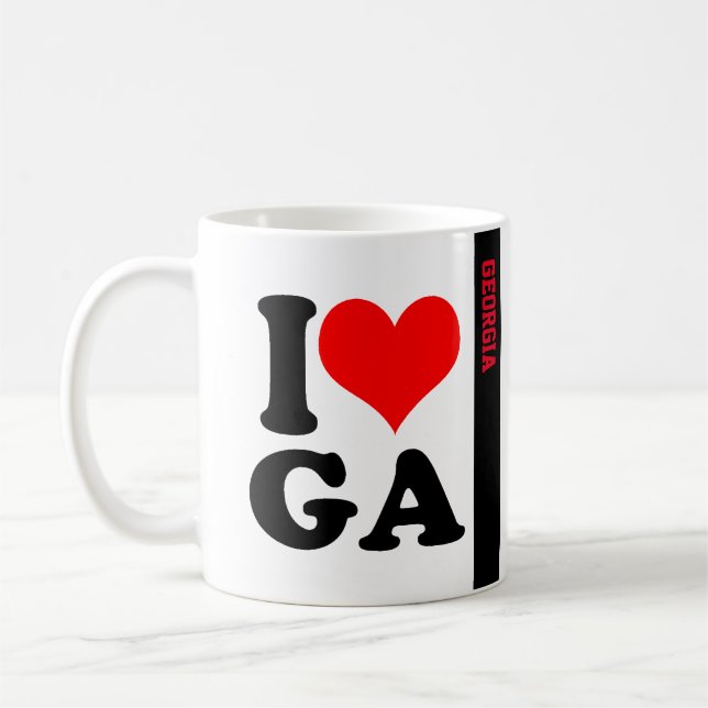 I Heart Ga Coffee Mug (Left)