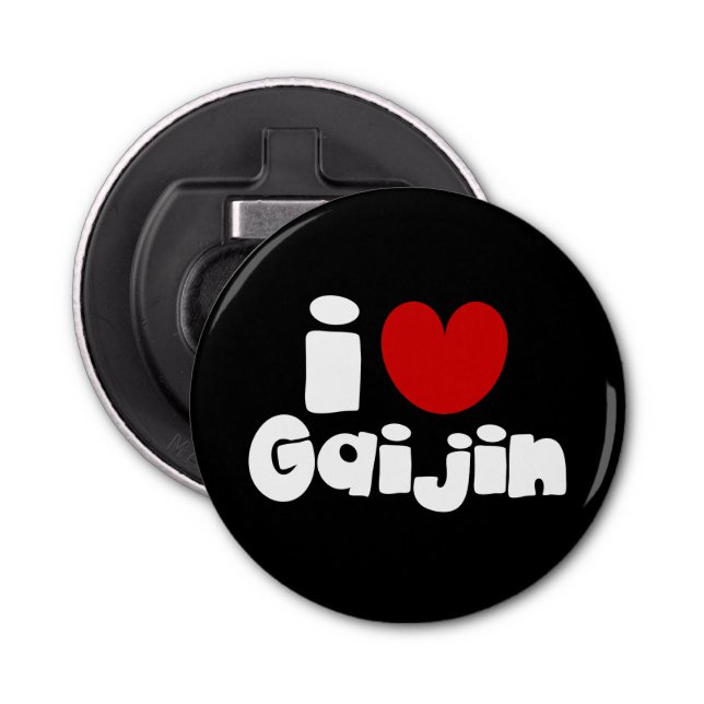 i heart Gaijin Bottle Opener (Front)