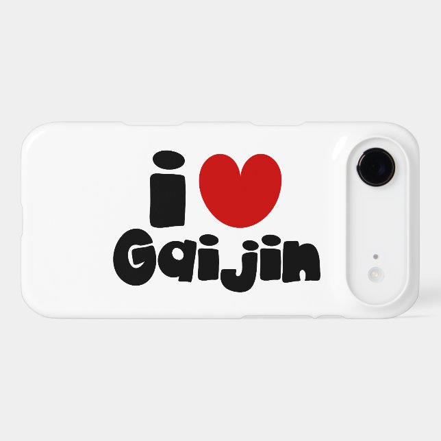 i heart Gaijin Case-Mate iPhone Case (Back (Horizontal))