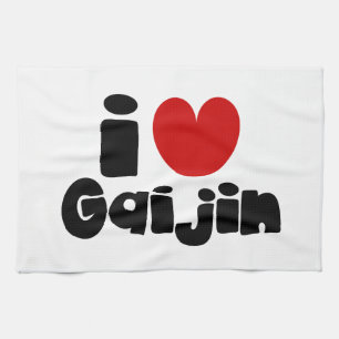 i heart Gaijin Tea Towel