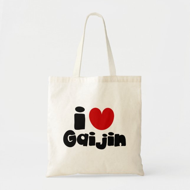 i heart Gaijin Tote Bag (Front)