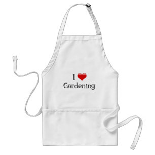 I Heart Gardening Standard Apron
