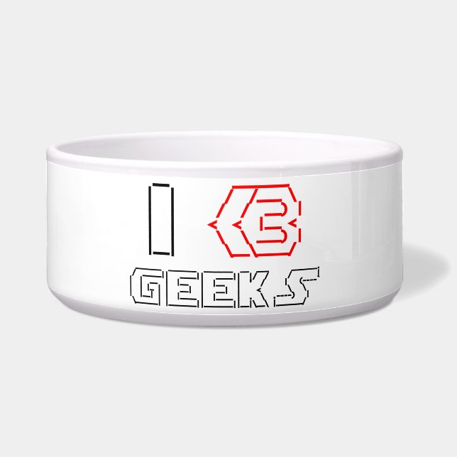 I Heart Geeks ASCII ART (Front)