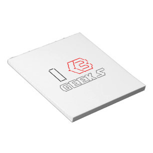 I Heart Geeks ASCII ART Notepad