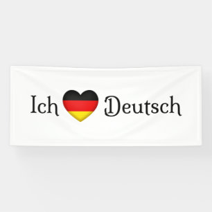 "I Heart German" Favourite Language School Subject Banner