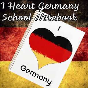 I Heart Germany German Flag Planner