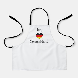 "I Heart Germany" German Pride World Traveller Apron