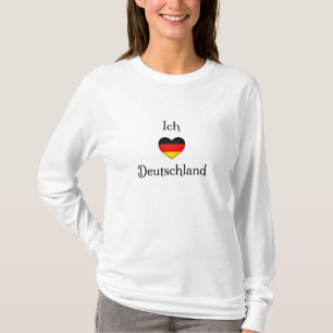 "I Heart Germany" German Pride World Traveller T-S T-Shirt