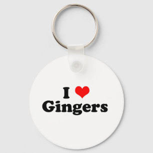 I Heart Gingers Key Ring