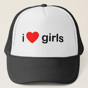 I Heart Girls - women love Trucker Hat