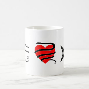 I Heart (Girt with a Serpent) Thelema Coffee Mug