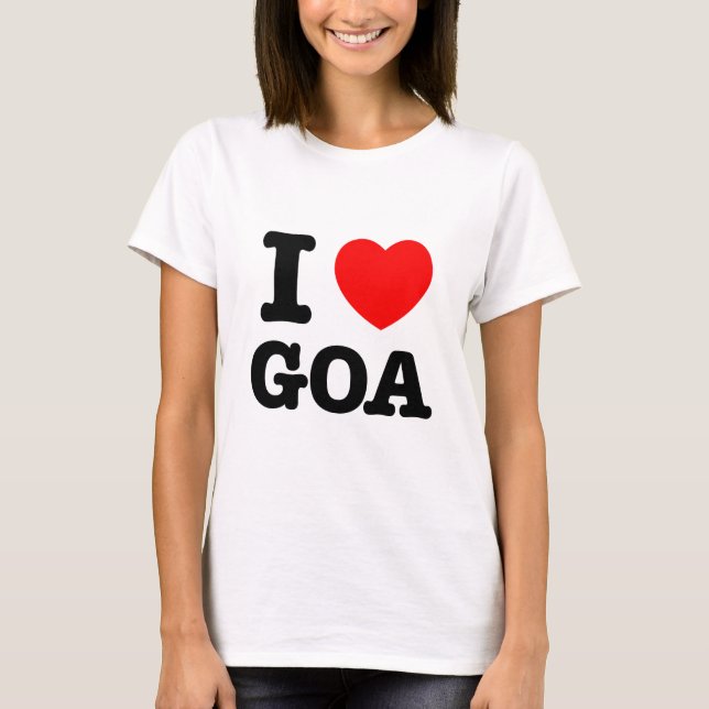 I Heart Goa T-Shirt (Front)