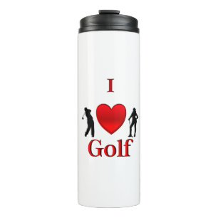 I Heart Golf Sport Thermal Tumbler