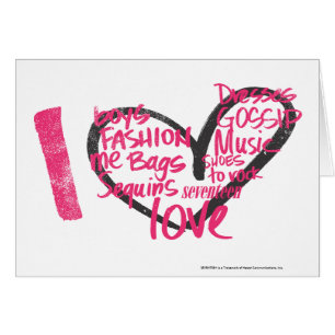 I Heart Graffiti Magenta