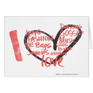 I Heart Graffiti Pink