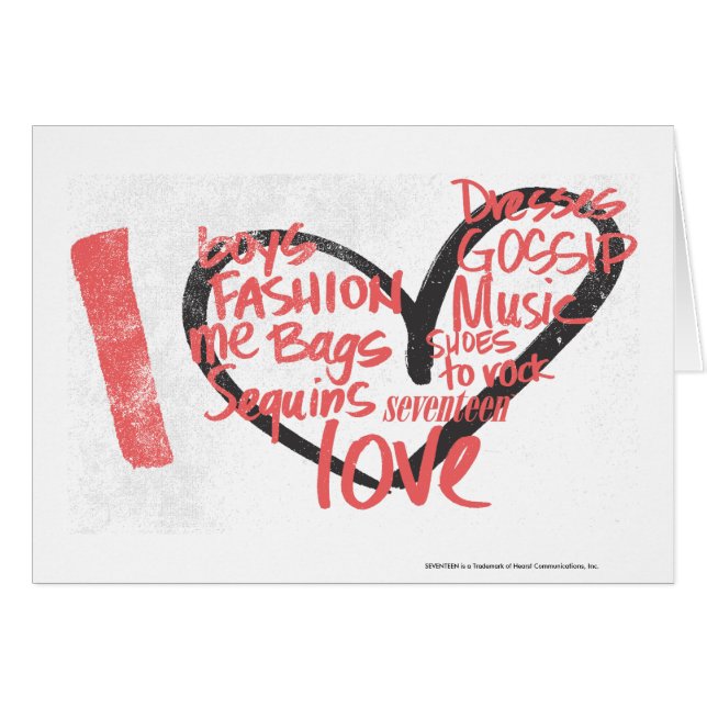 I Heart Graffiti Pink (Front Horizontal)