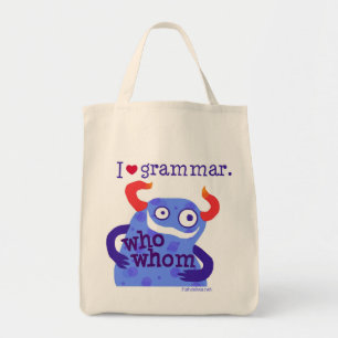 I heart Grammar -- bags