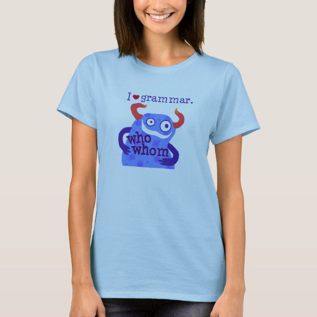 I *heart* Grammar -- shirts (Front)