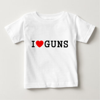 I Heart Guns Baby T-Shirt