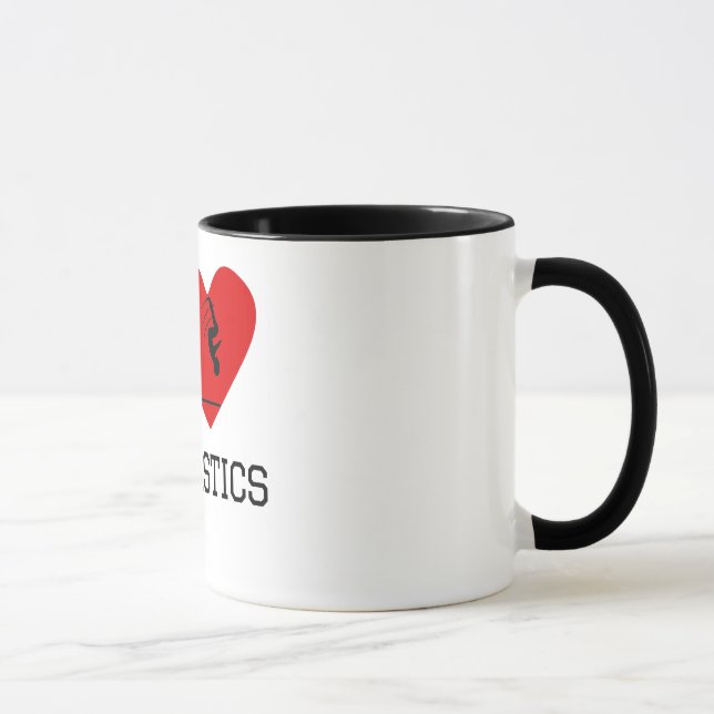 I Heart Gymnastics Mug (Right)