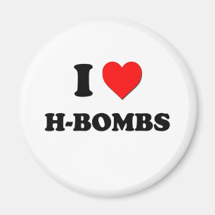 I Heart H-Bombs Magnet