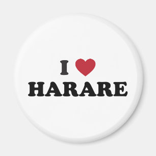 I Heart Harare Zimbabwe Magnet