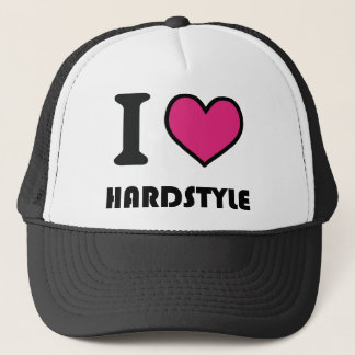 i heart hardstyle trucker hat