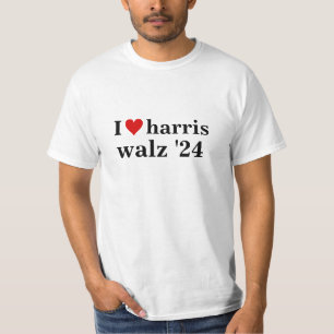 i heart harris walz 2024 election president    T-Shirt