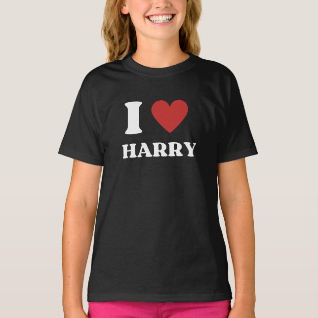 I Heart Harry  T-Shirt (Front)