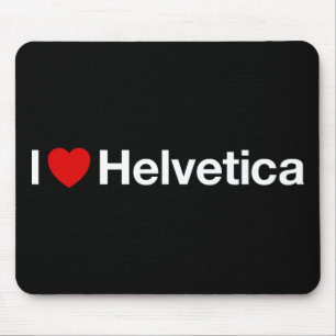 I heart Helvetica Mouse Mat