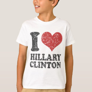 I heart Hillary Clinton Retro T-Shirt